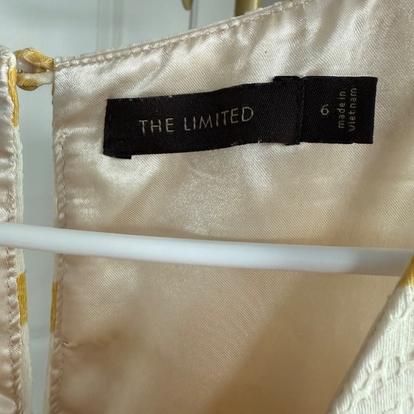 The Limited - Timeless Yellow and White Dress - Picture 5 of 5